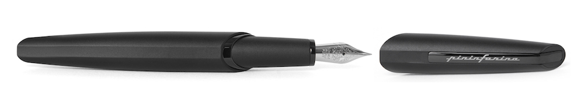 Pininfarina PF TWO  - Pininfarina  PF TWO Black Fountain Pen